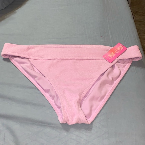 NWT Ninety-Nine degree orchid bouquet banded hipster bikini XXL (19) - Picture 3 of 5